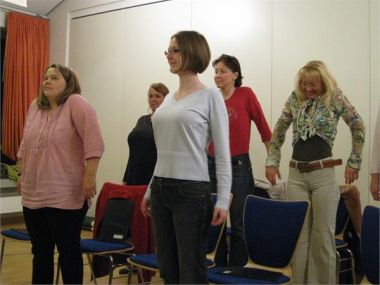 Chorprobe im Roncallihaus