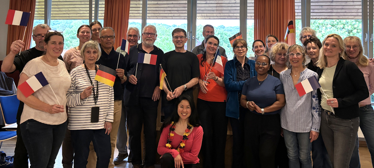 Gruppenbild mit unserem Partnerchor aus Villemomble