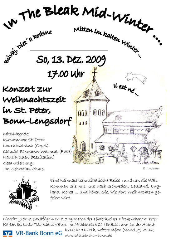 Konzertplakat 2009